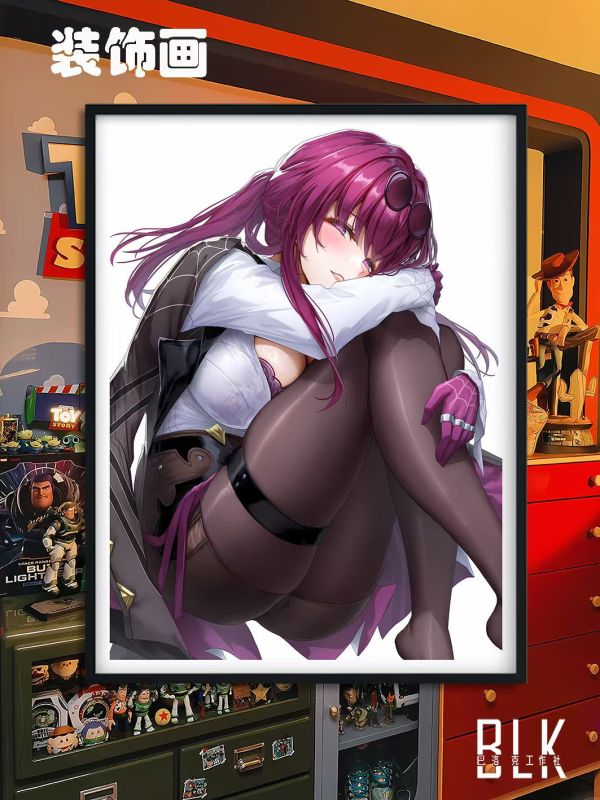 巴洛克 懷抱卡芙卡Kafka崩壞：星穹鐵道裝飾畫/冰箱貼 