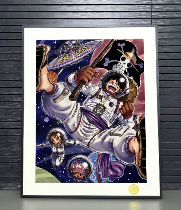 H2工作室《太空魯夫》海賊王四皇尼卡裝飾畫 