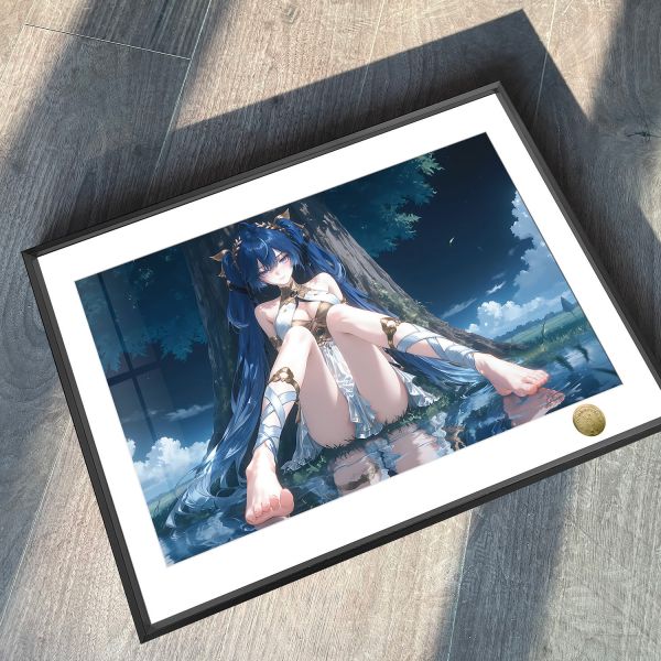 皇呱《諭女尤諾》鳴潮預見未來諭女尤諾·西比爾裝飾畫 