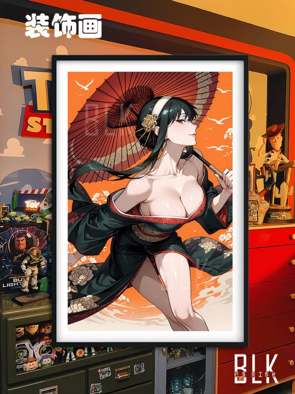 巴洛克《和風約爾》Yor間諜過家家裝飾畫 