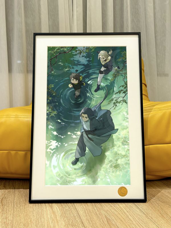 星空《羅小黑戰記》哪吒無限鹿野動漫二次元裝飾畫 