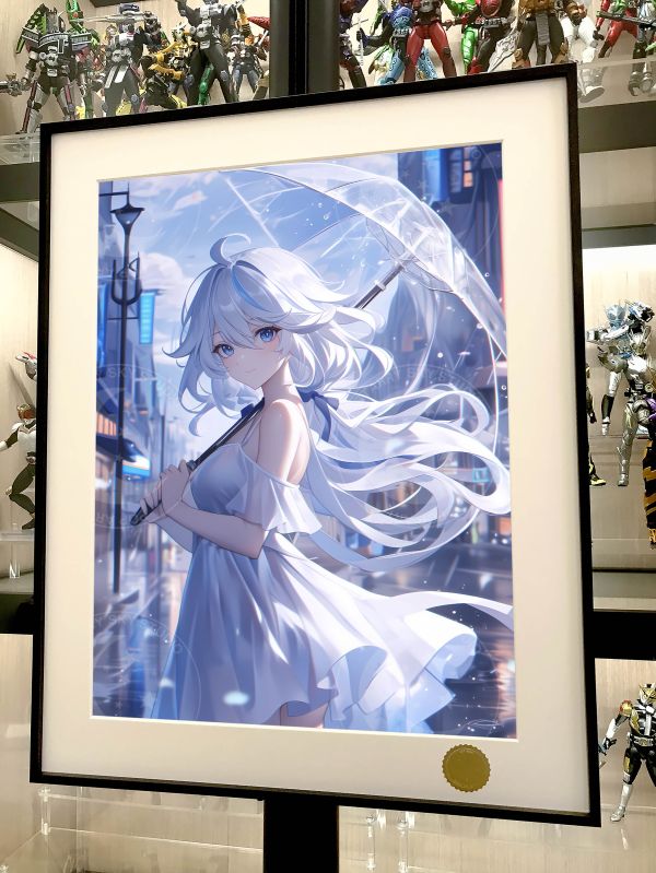 星空 《雨天芙寧娜》原神芙卡洛斯Furina動漫裝飾畫 