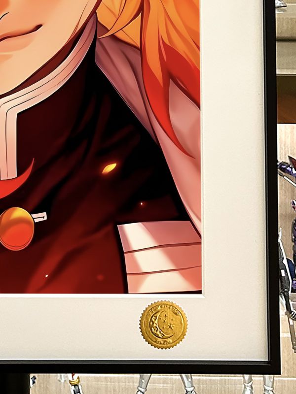 星空《帥氣炎柱》煉獄杏壽郎鬼滅之刃無限城篇裝飾畫 