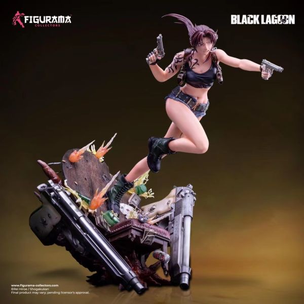 正版授權 石油廠 Figurama 日漫 黑礁 Black Lagoon 萊薇 Revy 