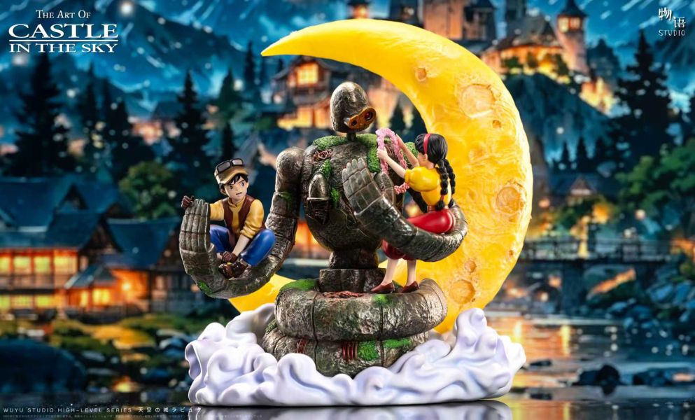 物語工作室 宮崎駿桌面系列06 天空之城-愛的擁抱 