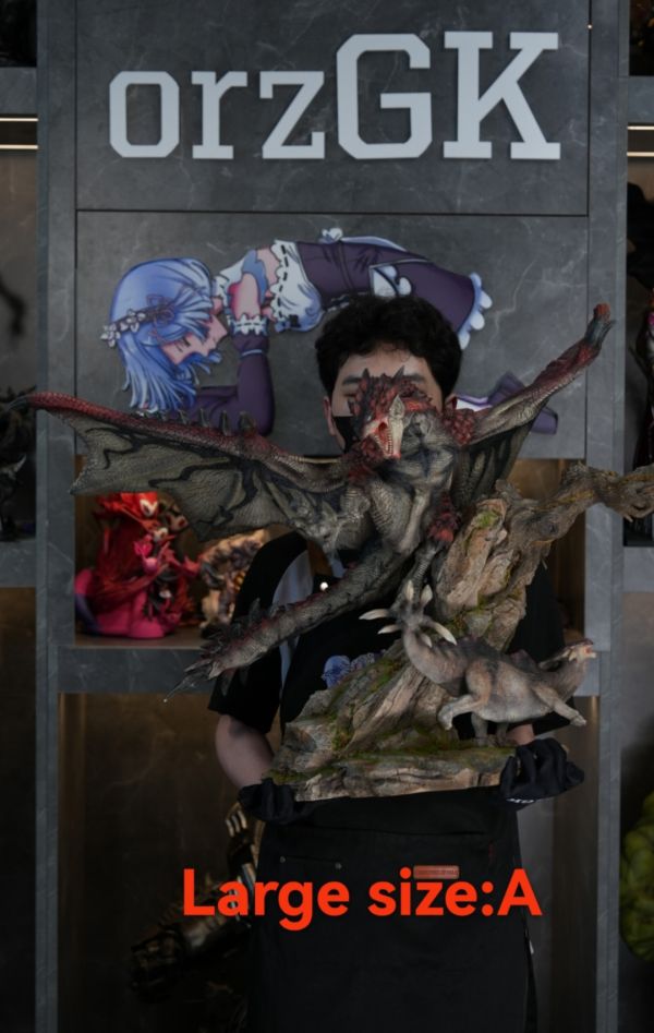 DragonFrontierStudio 怪物獵人雄火龍大尺寸版 