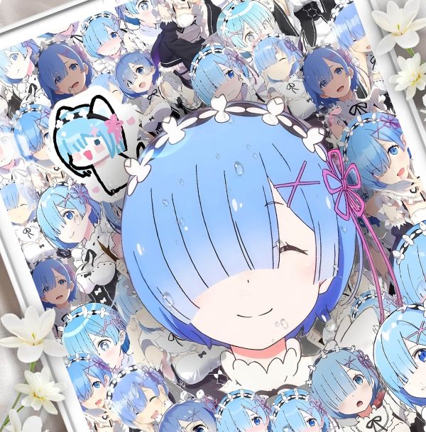 阿喵畫社 蕾蕾蕾蕾蕾姆從零開始的異世界生活裝飾畫 