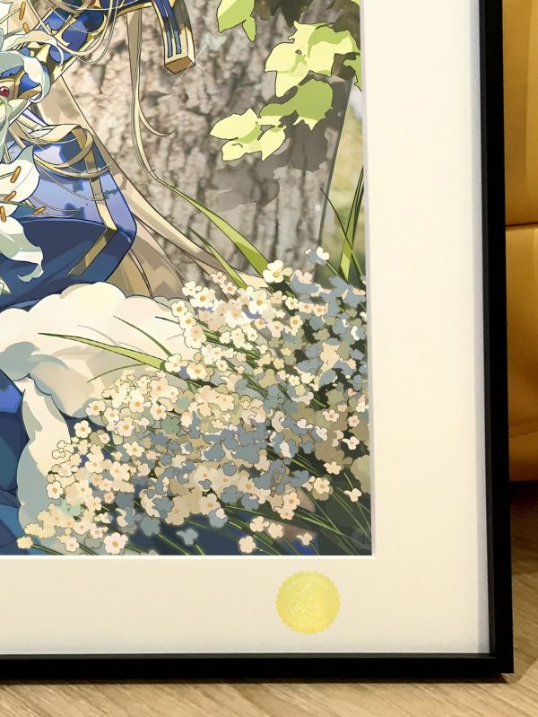星空《湖畔吾王》阿爾託莉雅Saber劍之騎士亞瑟王fate裝飾畫 