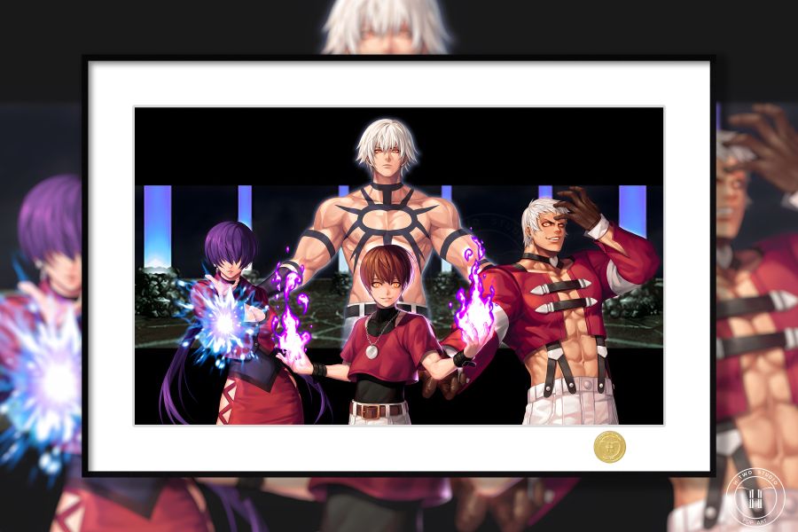 H2工作室《拳皇97boss隊》裝飾畫 