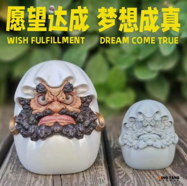 清洋工作室 QINGYANG STUDIO 蛋系列第二彈《達摩》白 