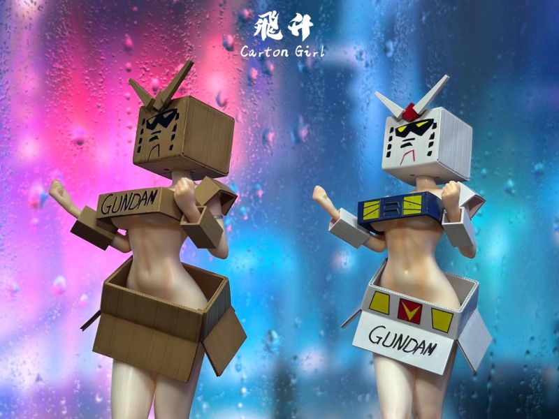 飛昇Studio 紙箱高達-箱娘 三配色 