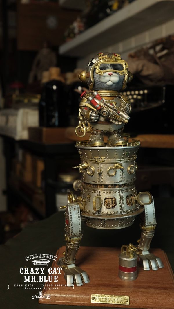 蒸汽工廠 STEAMARTS 藍先生的機器人 銀色限量版 