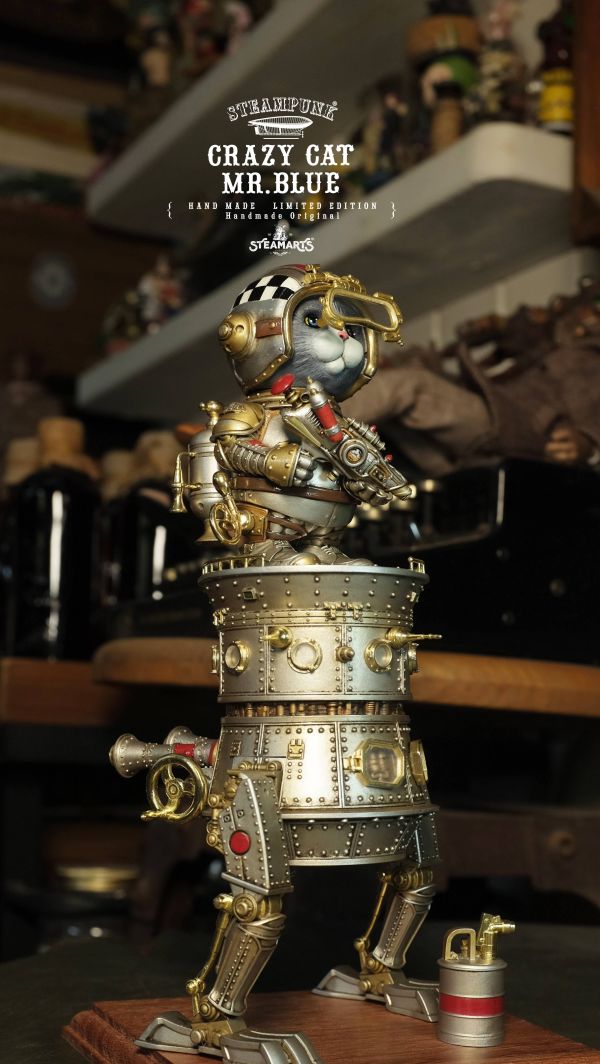 蒸汽工廠 STEAMARTS 藍先生的機器人 銀色限量版 