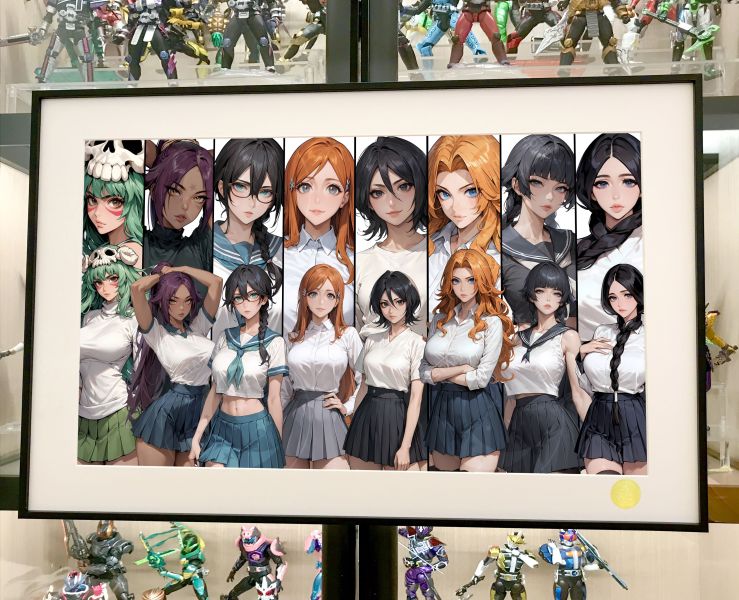 星空《死神女團》BLEACH千年血戰篇裝飾畫 