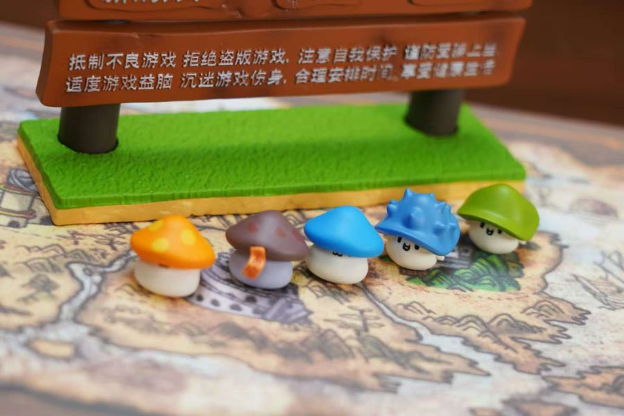 YMG 冒險島 迷你蘑菇家族鍵帽套裝 