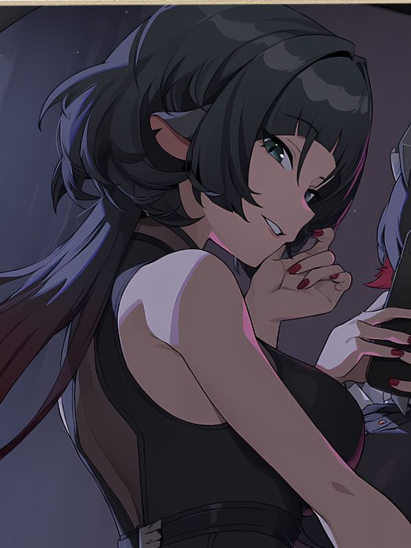 星空 《簡與艾蓮》絕區零Ellen鯊魚妹弗蘭克裝飾畫 