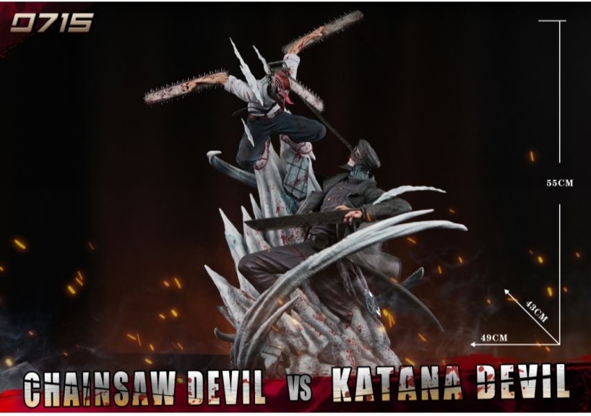 0715 工作室 電鋸對戰系列-電次vs刀之惡魔 
