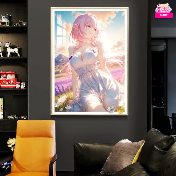 阿喵畫社 花海 愛莉希雅裝飾畫 