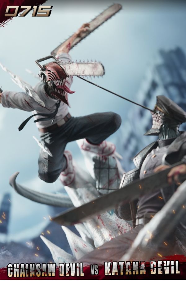 0715 工作室 電鋸對戰系列-電次vs刀之惡魔 