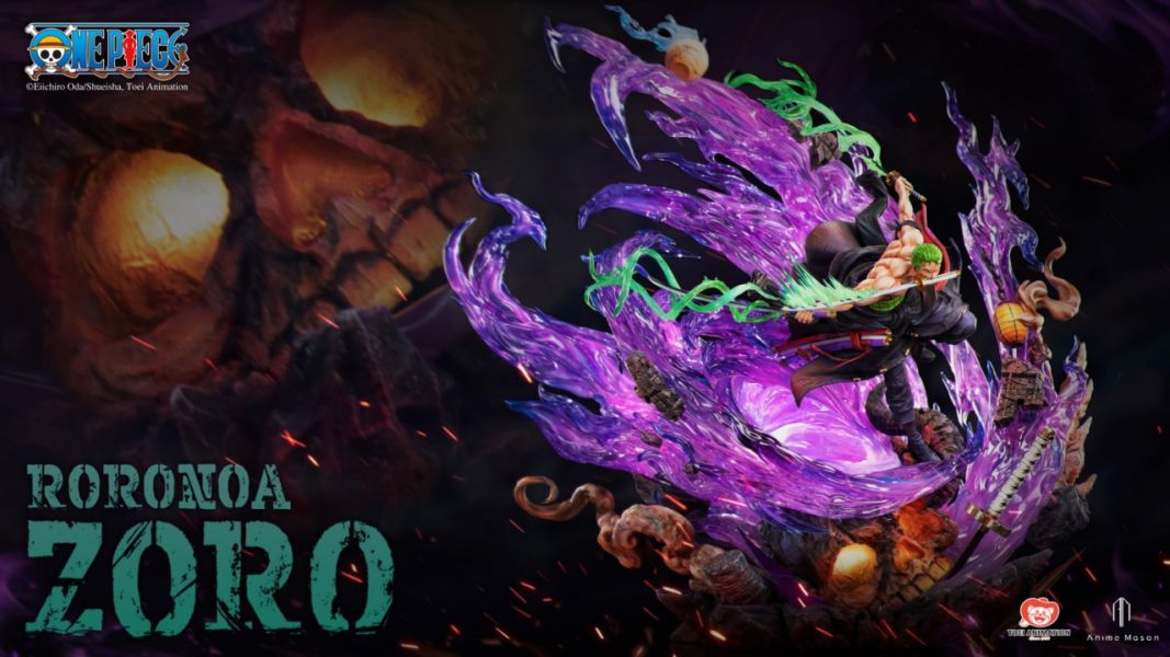 正版授權 Anime Mason 東映《ONE PIECE》限量雕像 羅羅諾亞·佐羅 