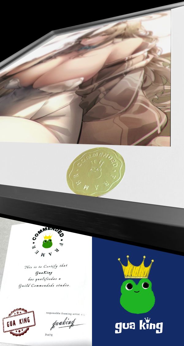 皇呱《兔女郎女僕》蔚藍檔案室笠朱音裝飾畫 