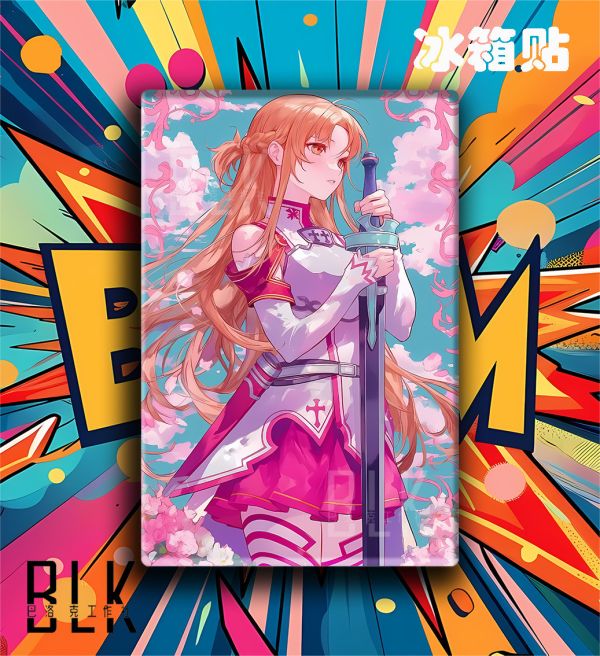 巴洛克 《花園亞絲娜》刀劍神域裝飾畫/冰箱貼 
