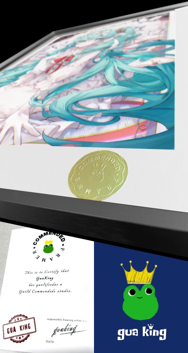 皇呱《少女初音》初音未來18週年甜美少女裝飾畫 