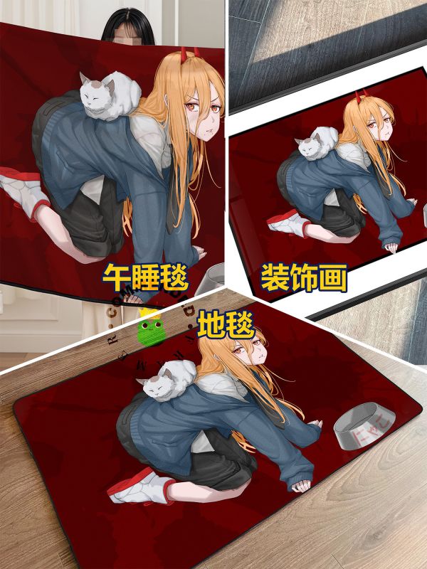 皇呱《貓奴帕瓦》電鋸人魔特異4課的惡魔獵人裝飾畫 