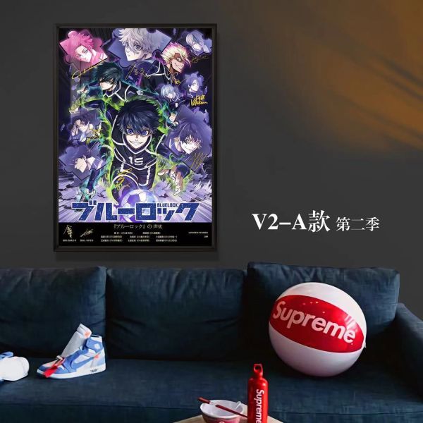 千鳥社 《藍色監獄 第二彈》潔世一凪誠士郎蜂樂回簽名裝飾畫 