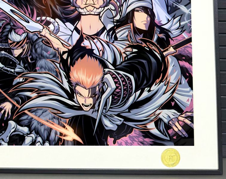 H2工作室 《死神》BLEACH黑崎一護井上織姬露琪亞朽木白哉友哈巴赫裝飾畫 
