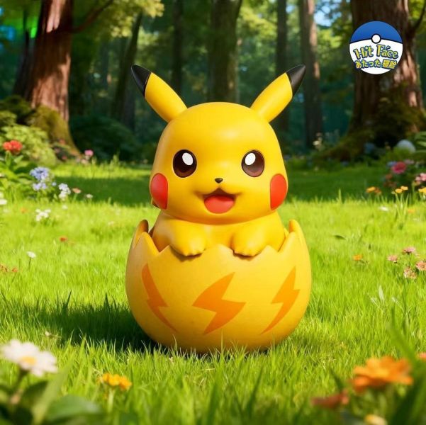 【現貨】Hit Face砸臉工作室 孵化皮卡丘（帶輕微不倒翁效果） 