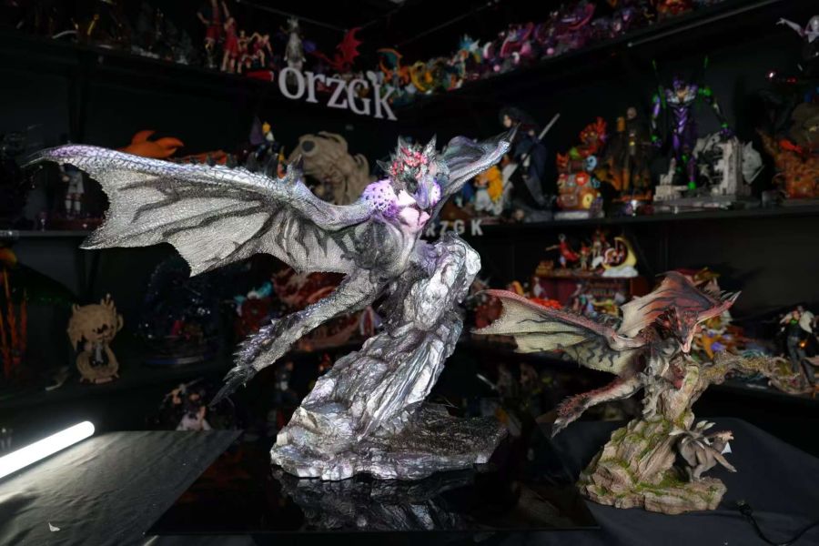 DragonFrontierStudio 怪物獵人雄火龍大尺寸版 