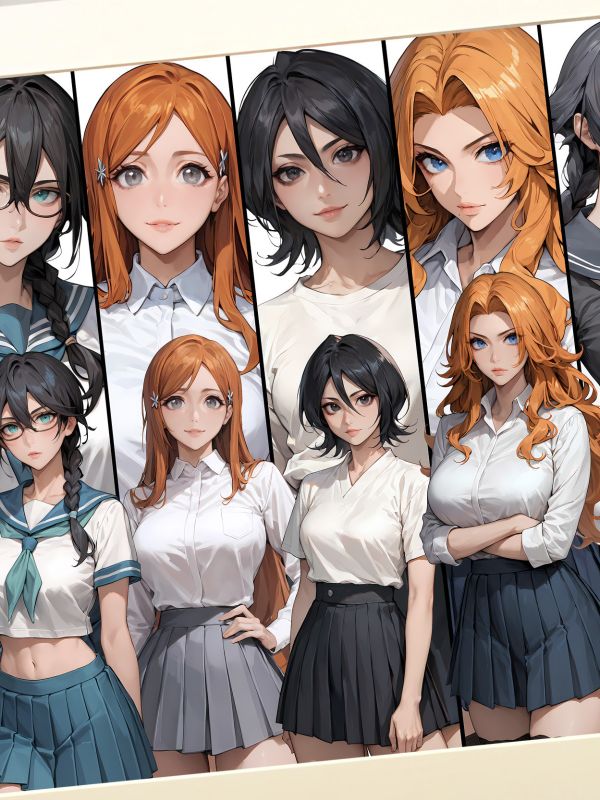 星空《死神女團》BLEACH千年血戰篇裝飾畫 