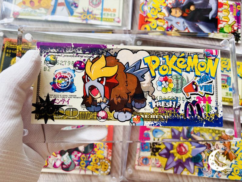 星空-《寶可夢聖獸美金版畫磚系列》神奇寶貝 