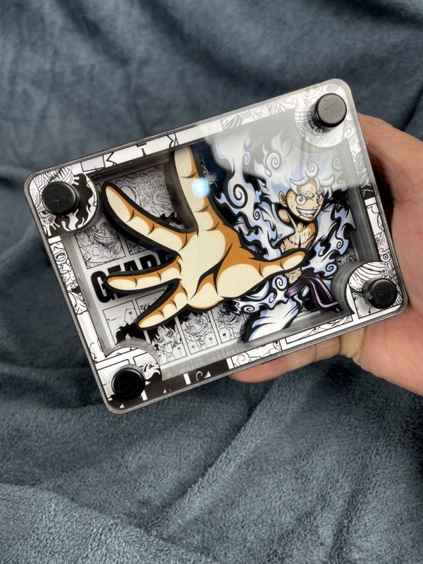 萌萌匠 海賊王尼卡魯夫亞克力卡磚擺件 