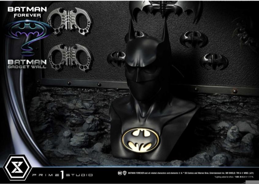 正版授權 Prime 1 Studio 1/3 1995永遠的蝙蝠俠 裝備牆 