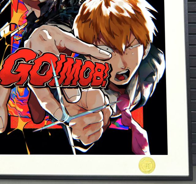 H2工作室 《茂靈》靈能百分百影山茂夫靈幻新隆龍套裝飾畫 