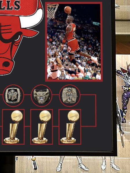 星空《喬丹球衣版畫》NBA邁克爾·喬丹芝加哥公牛隊裝飾畫 