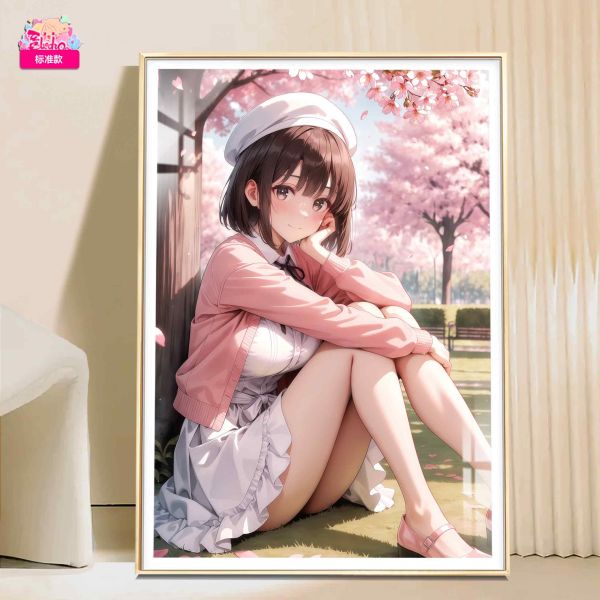 阿喵畫社 櫻花季 加藤惠 裝飾畫 