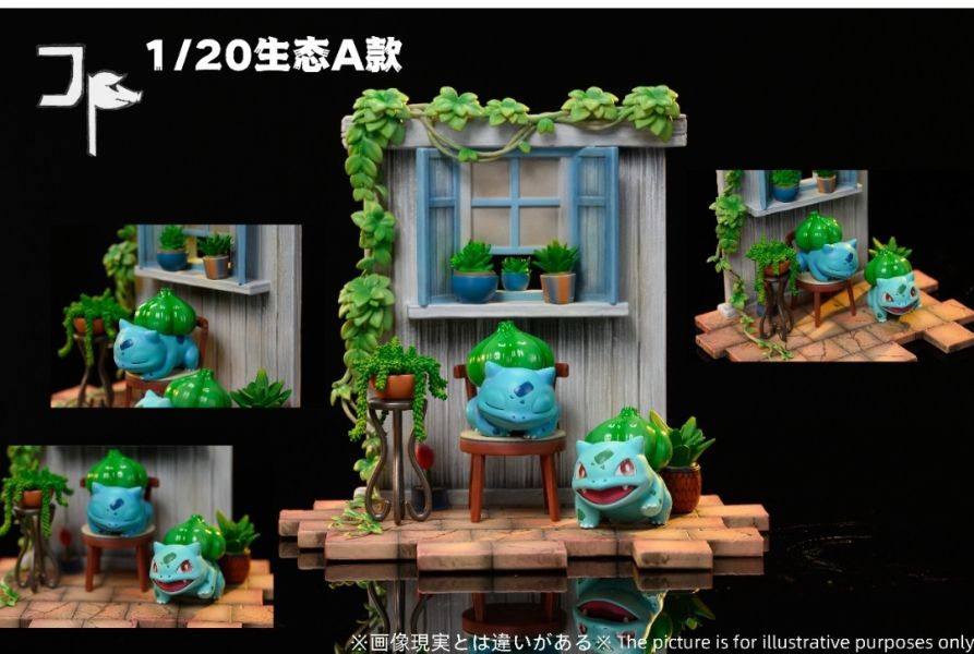 JP工作室 城市生態系列第5彈 1/20 妙蛙花進化組 