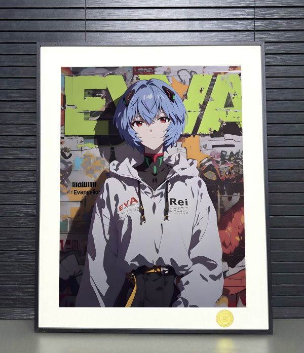 H2工作室《塗鴉綾波麗》新世紀福音戰士EVA裝飾畫 