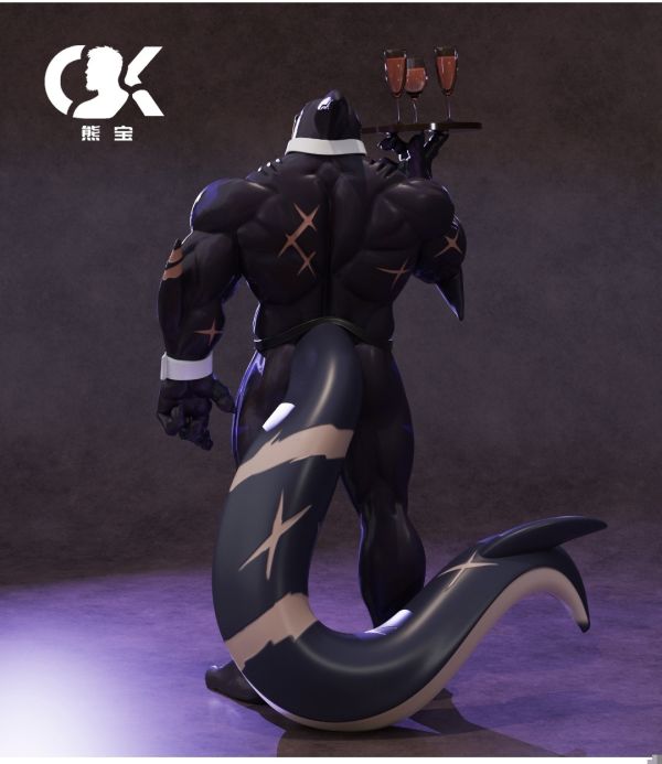 熊寶GK 卡·拉特 XXL猛漢特區 雕像GK 