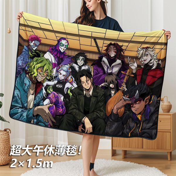 千鳥社《無慘的貴賓室》鬼滅之刃鬼舞辻無慘午睡毯地毯裝飾畫 