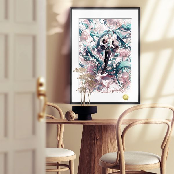 皇呱《歌姬初音》初音未來miku世界第一公主殿下裝飾畫 