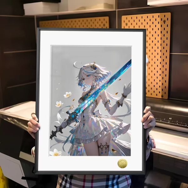 皇呱 《芙寧娜》原神水神楓丹塵世七執政裝飾畫 