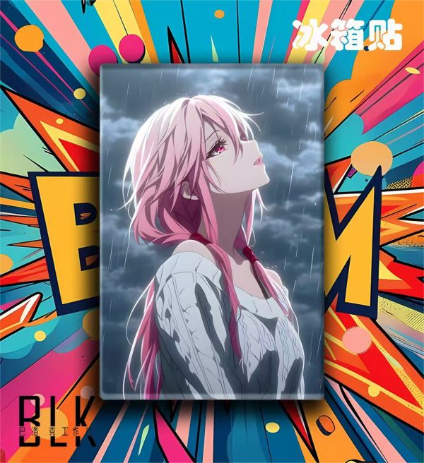 巴洛克 楪祈罪惡王冠祈妹動漫藝術裝飾畫/亞克力冰箱貼 