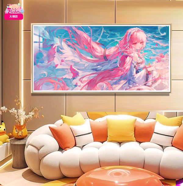 阿喵畫社 英仙座橫款裝飾畫 