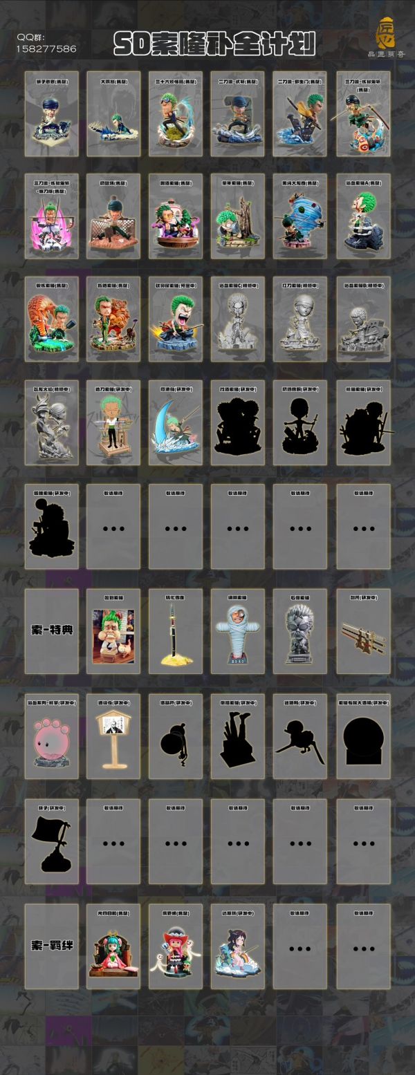 【現貨】品匠萌奇 MQ039-SD砍鼻屎索隆 