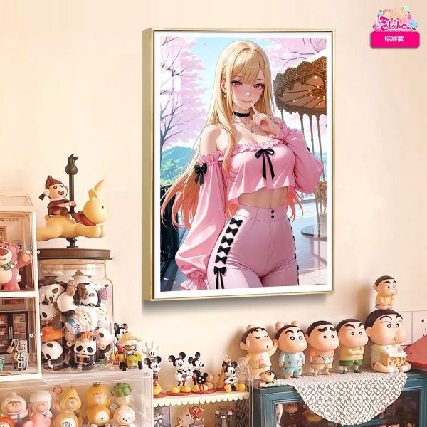 阿喵畫社 櫻花季 喜多川海夢裝飾畫 