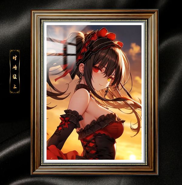 阿喵畫社 黃昏時崎狂三超清裝飾畫 